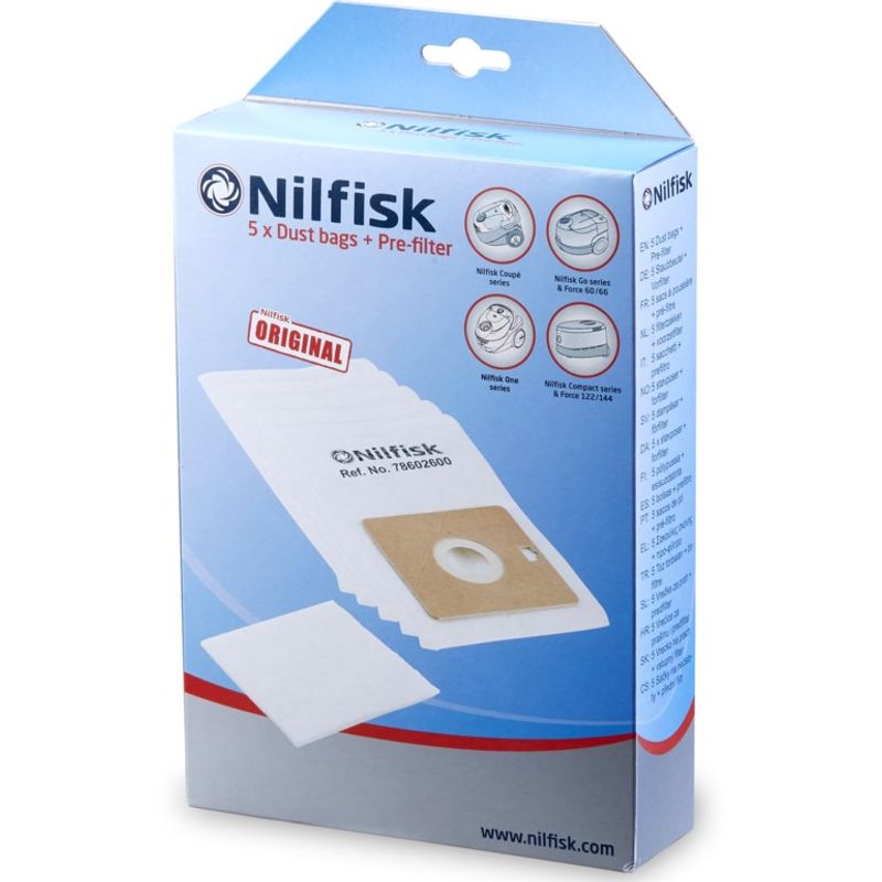 ENERGY BLACK 18451147 (Neo serien) Nilfisk støvsugerposer
