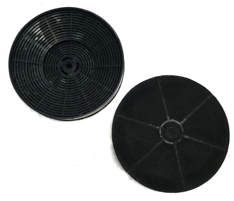 175x25 mm Sirkelformet kullfilter